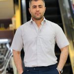 پیراهن آستین کوتاه مجلسی برند MNR کرمی