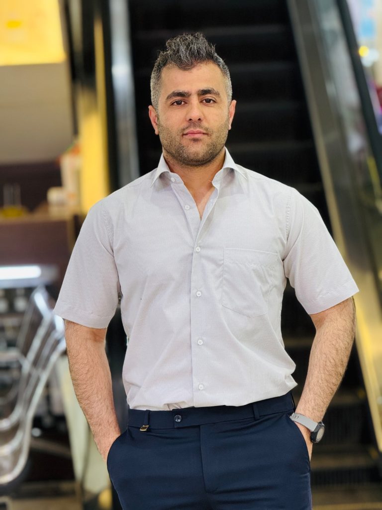 پیراهن آستین کوتاه مجلسی برند MNR کرمی