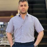 پیراهن آستین کوتاه مجلسی برند MNR طوسی