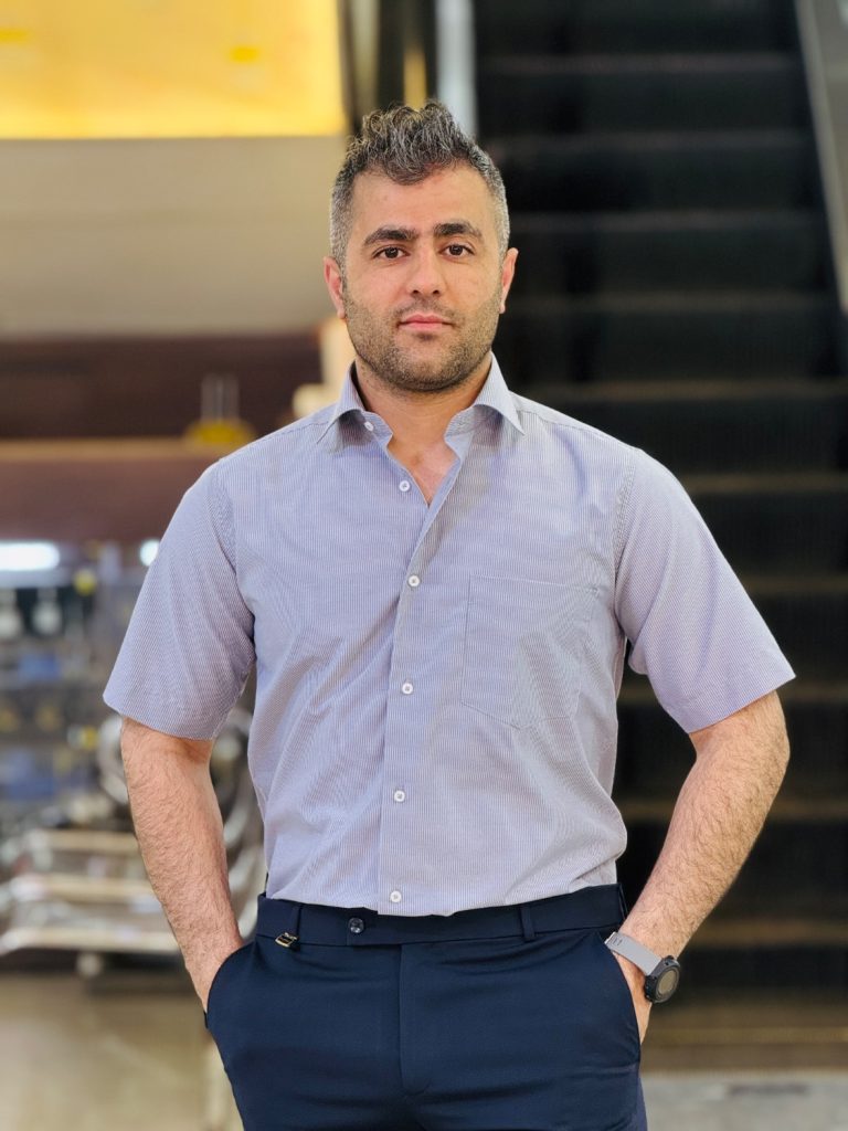 پیراهن آستین کوتاه مجلسی برند MNR طوسی