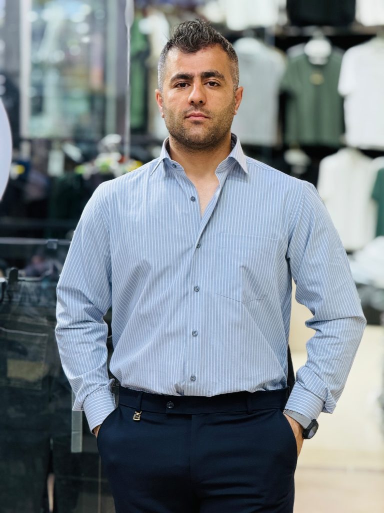 پیراهن مجلسی آستین دار برند mnr طوسی روشن